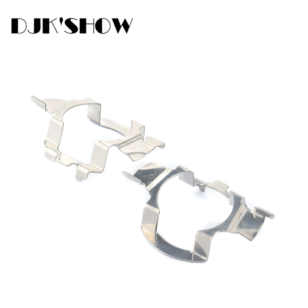 Outdoor Lighting Deck - 2 ชิ้น ฐานหลอดไฟหน้า LED H7 พร้อมอะแดปเตอร์และตัวล็อก