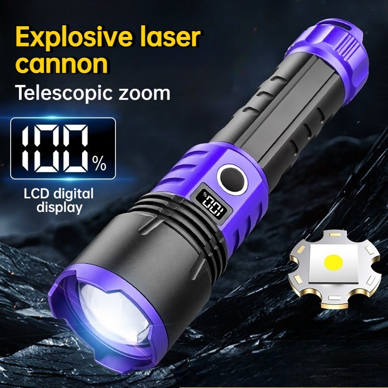 Outdoor Lighting Usb - ไฟฉาย LED อเนกประสงค์ แสงแรง ชาร์จ USB