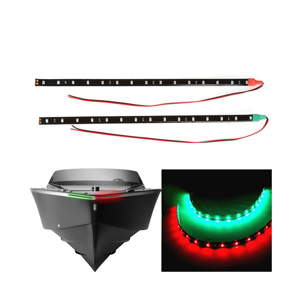 Outdoor Lighting Deck - ไฟ LED แบบแถบ 12V กันน้ำ สีแดงและเขียว