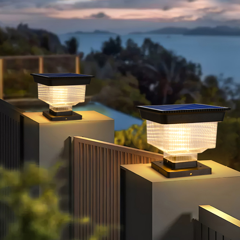 Outdoor Lighting Mains Powered - โคมไฟเสาไฟ LED พลังงานแสงอาทิตย์แบบกันน้ำ รุ่นใหม่ สำหรับประตูรั้วหลัก บ้าน