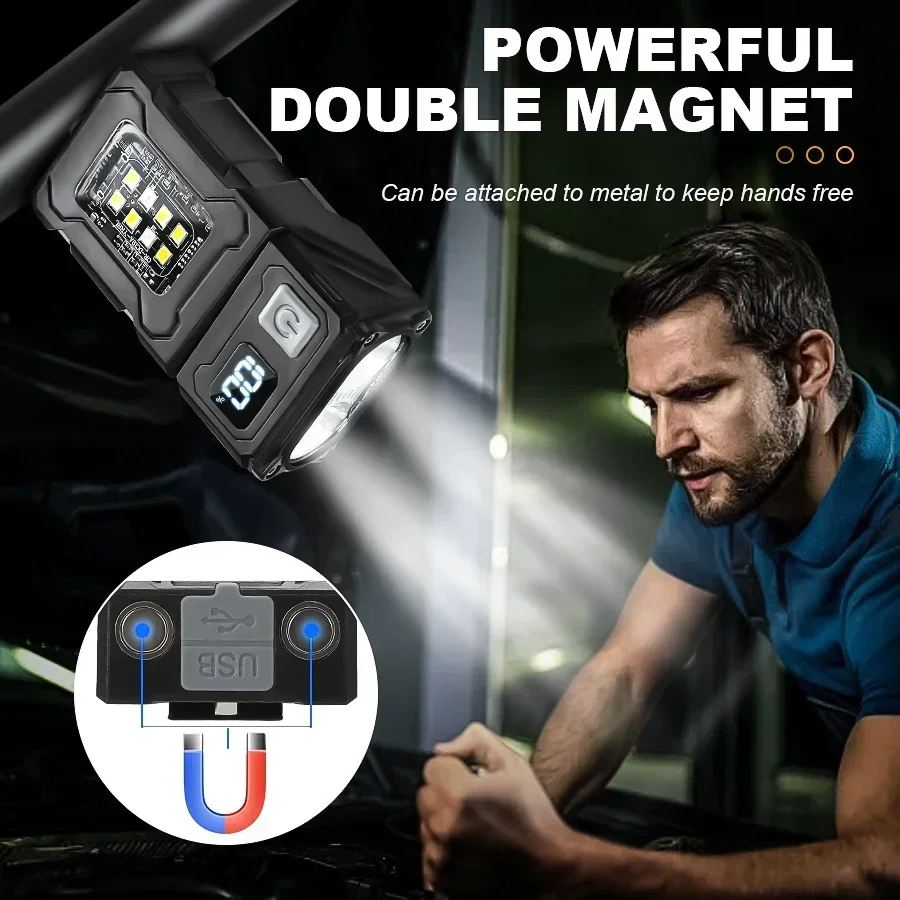 ไฟฉาย LED แบบชาร์จไฟได้ผ่านพอร - Outdoor Lighting Usb บทวิจารณ์และราคา