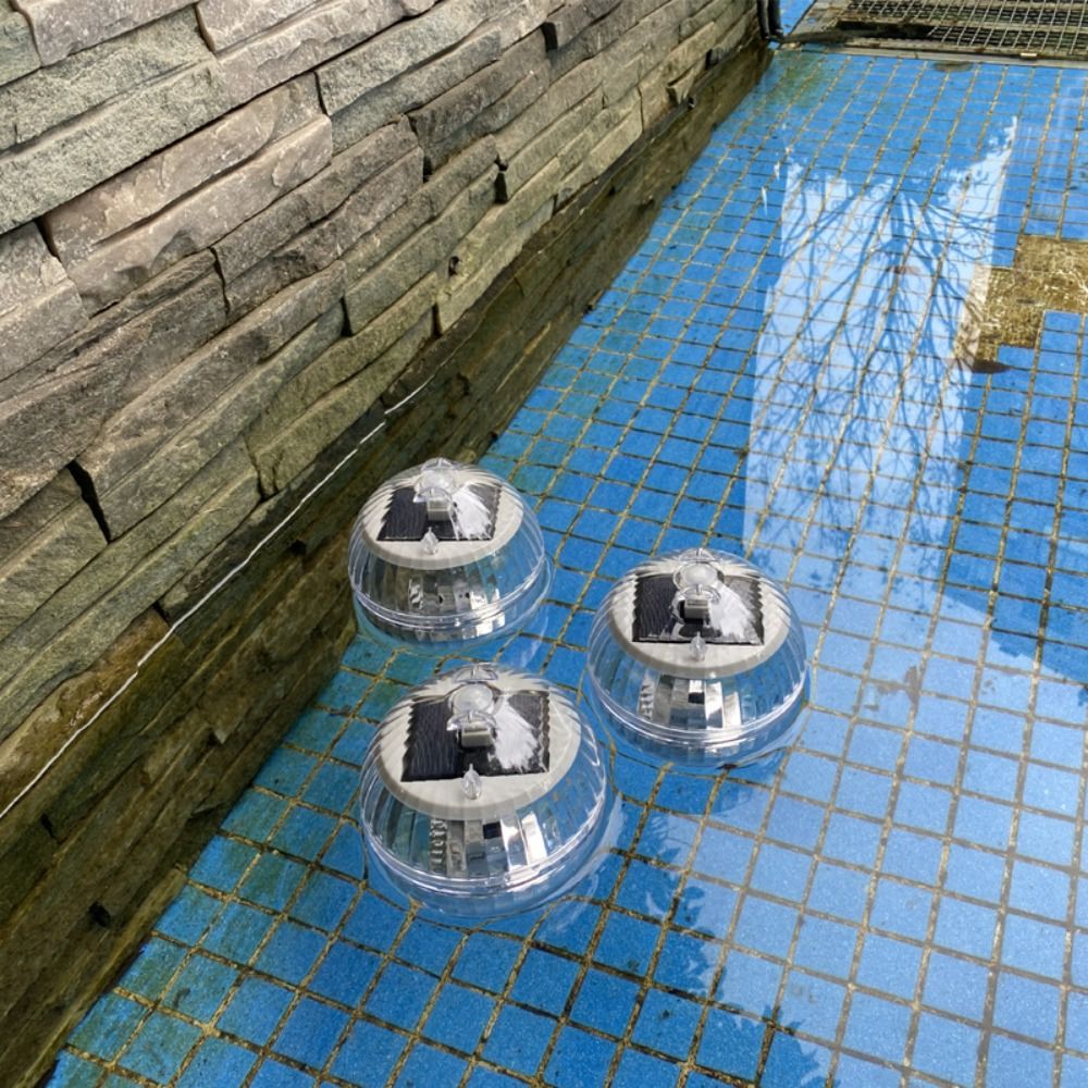 ไฟสระว่ายน้ำลอยน้ำพลังงานแสงอา - Outdoor Lighting Around Pool บทวิจารณ์และราคา