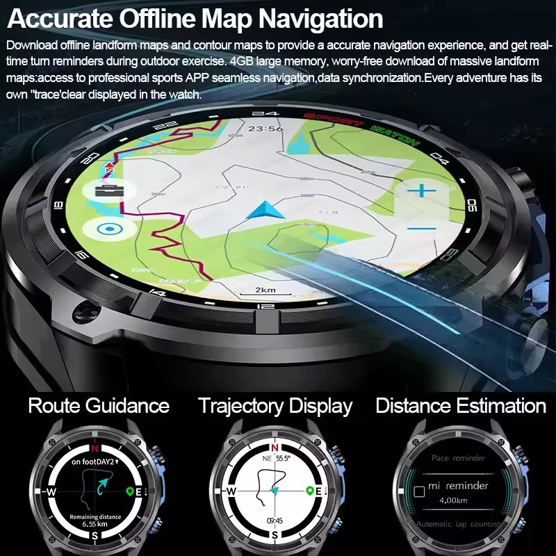 2026NEW GPS แผนที่ออฟไลน์ นาฬิ - Outdoor Lighting Spanish Style บทวิจารณ์และราคา