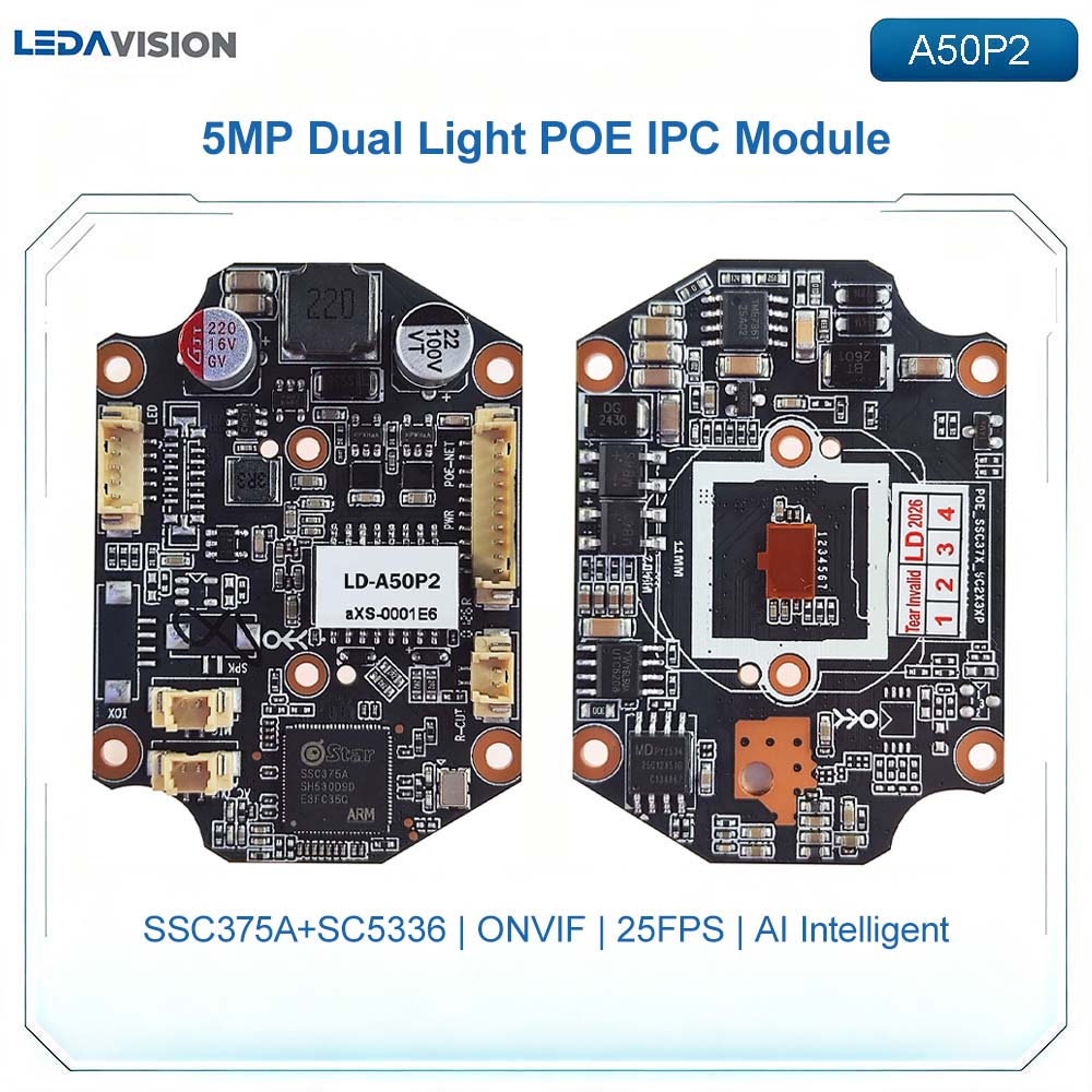 โมดูลบอร์ดกล้อง IP POE รุ่น A5 - Outdoor Lighting No Electricity บทวิจารณ์และราคา