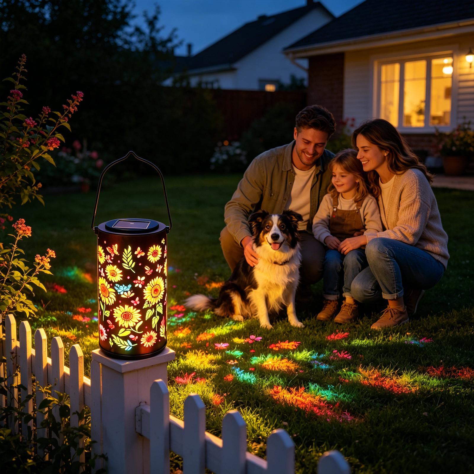 โคมไฟพลังงานแสงอาทิตย์รูปดอกทา - Outdoor Lighting Yard บทวิจารณ์และราคา
