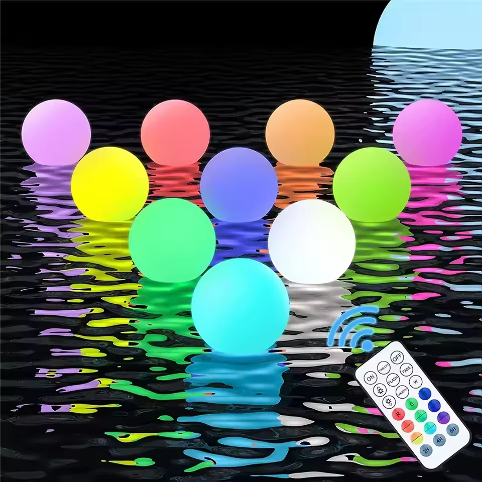 ไฟสระว่ายน้ำแบบลอยน้ำ 1-5 ชิ้น - Outdoor Lighting Around Pool บทวิจารณ์และราคา