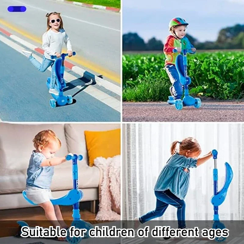 2-in-1 เด็ก KICK สกู๊ตเตอร์ LE - Outdoor Lighting Deck บทวิจารณ์และราคา