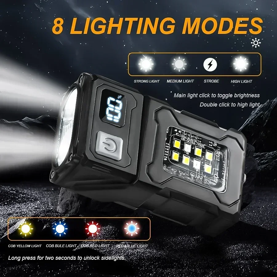ไฟฉาย LED แบบชาร์จไฟได้ขนาดเล็ - Outdoor Lighting Usb บทวิจารณ์และราคา