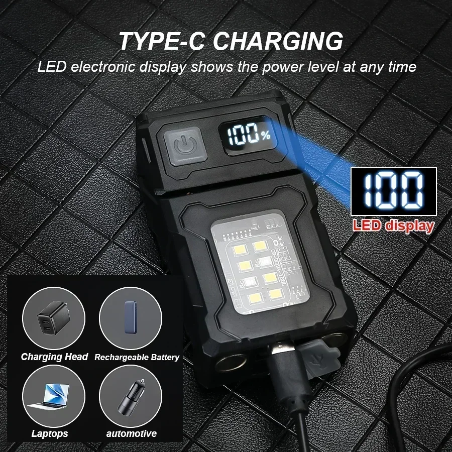 ไฟฉาย LED แบบชาร์จไฟได้ขนาดเล็ - Outdoor Lighting Usb บทวิจารณ์และราคา