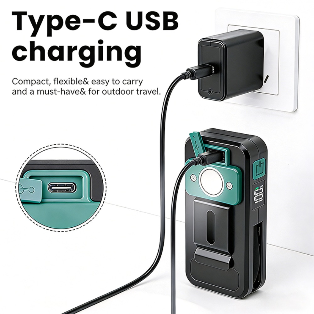 ไฟฉายแม่เหล็กแบบใหม่พร้อมคลิปห - Outdoor Lighting Usb บทวิจารณ์และราคา