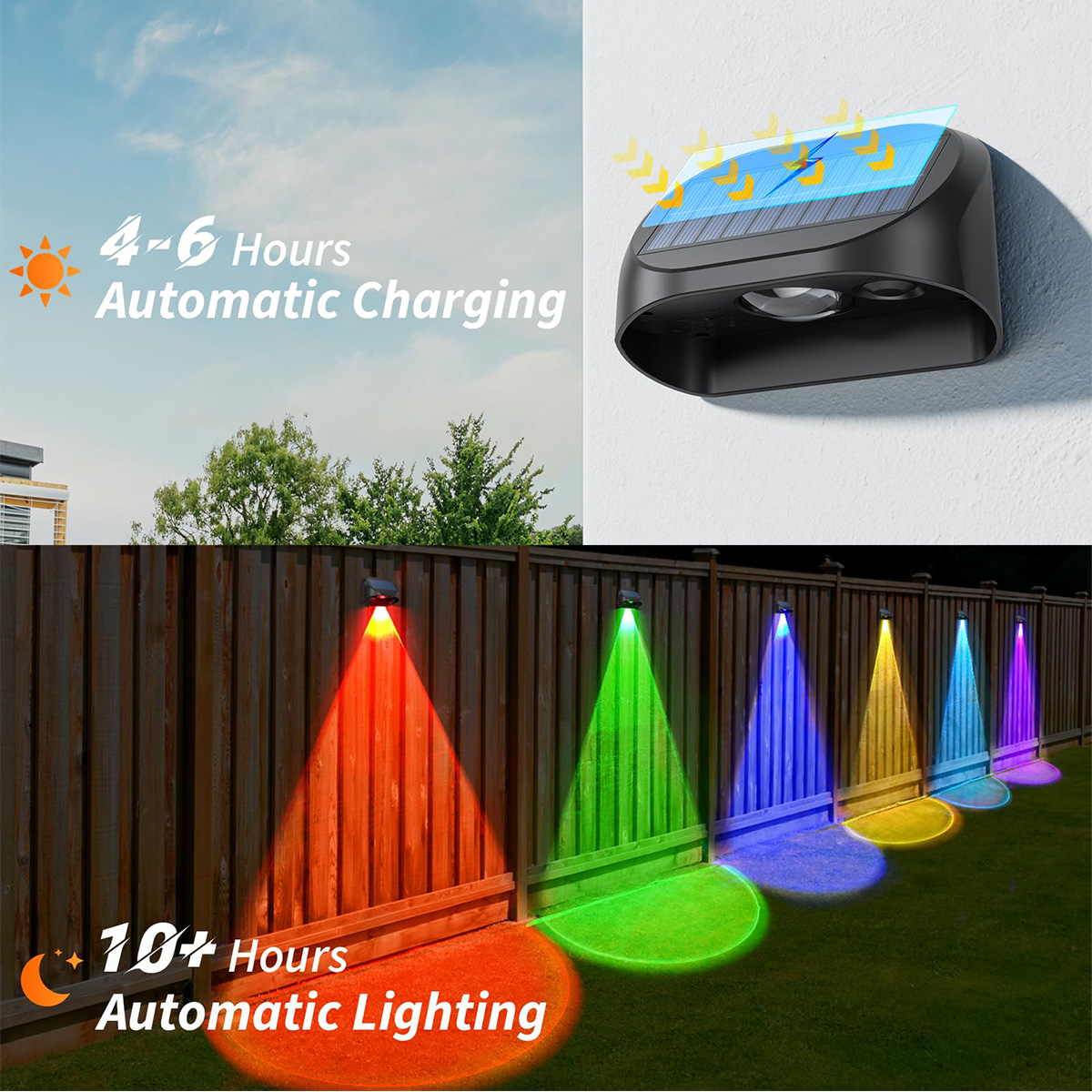 โคมไฟติดผนังพลังงานแสงอาทิตย์ไ - Outdoor Lighting Deck บทวิจารณ์และราคา