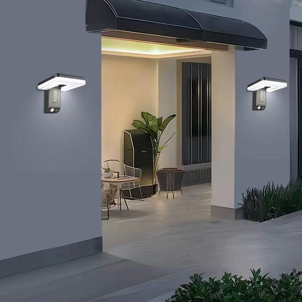 ไฟ LED พับได้ 120 °   ไฟพลังงา - Outdoor Lighting Under Pergola บทวิจารณ์และราคา