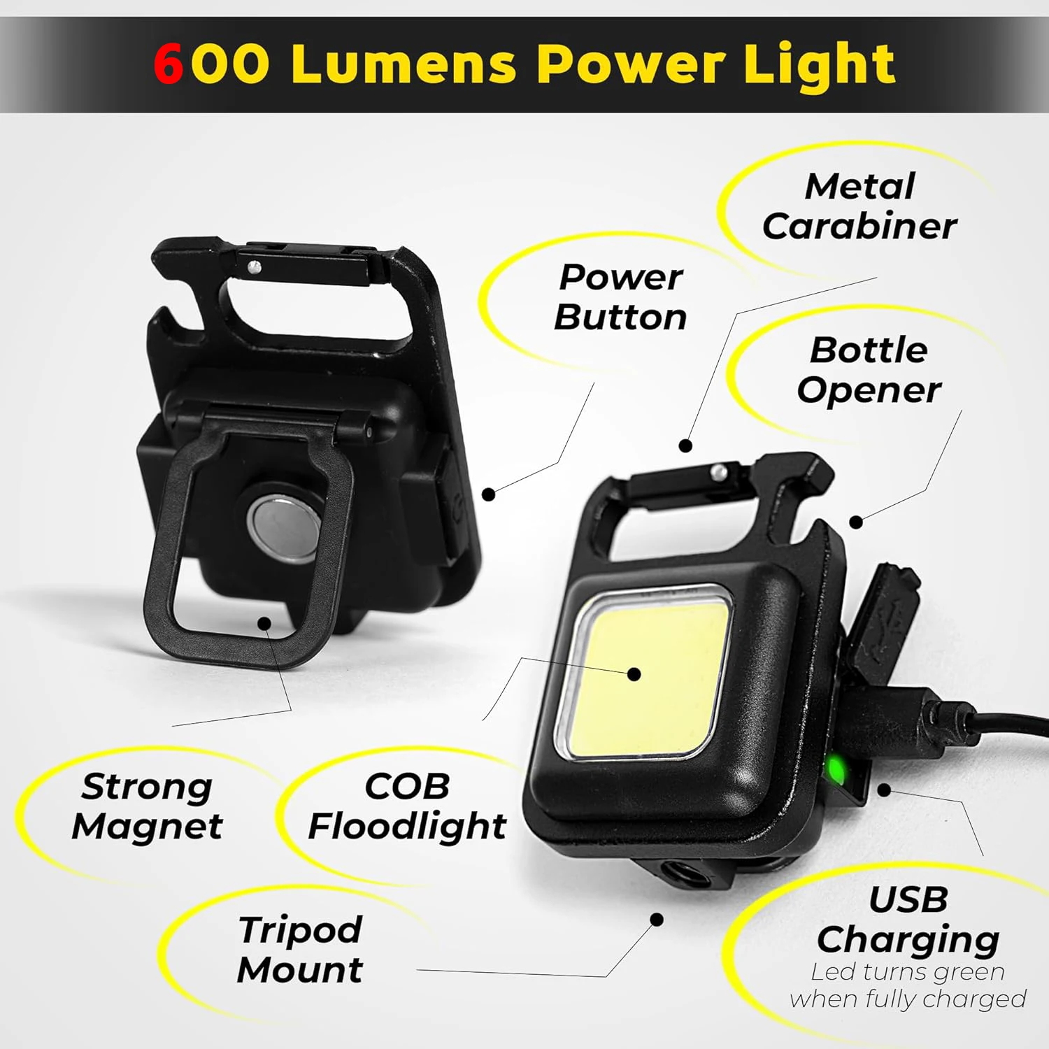 ไฟฉายพกพาแบบพวงกุญแจ มินิอเนกป - Outdoor Lighting Usb บทวิจารณ์และราคา