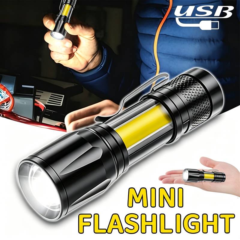ไฟฉาย LED ขนาดเล็ก COB ไฟส่องส - Outdoor Lighting Usb บทวิจารณ์และราคา