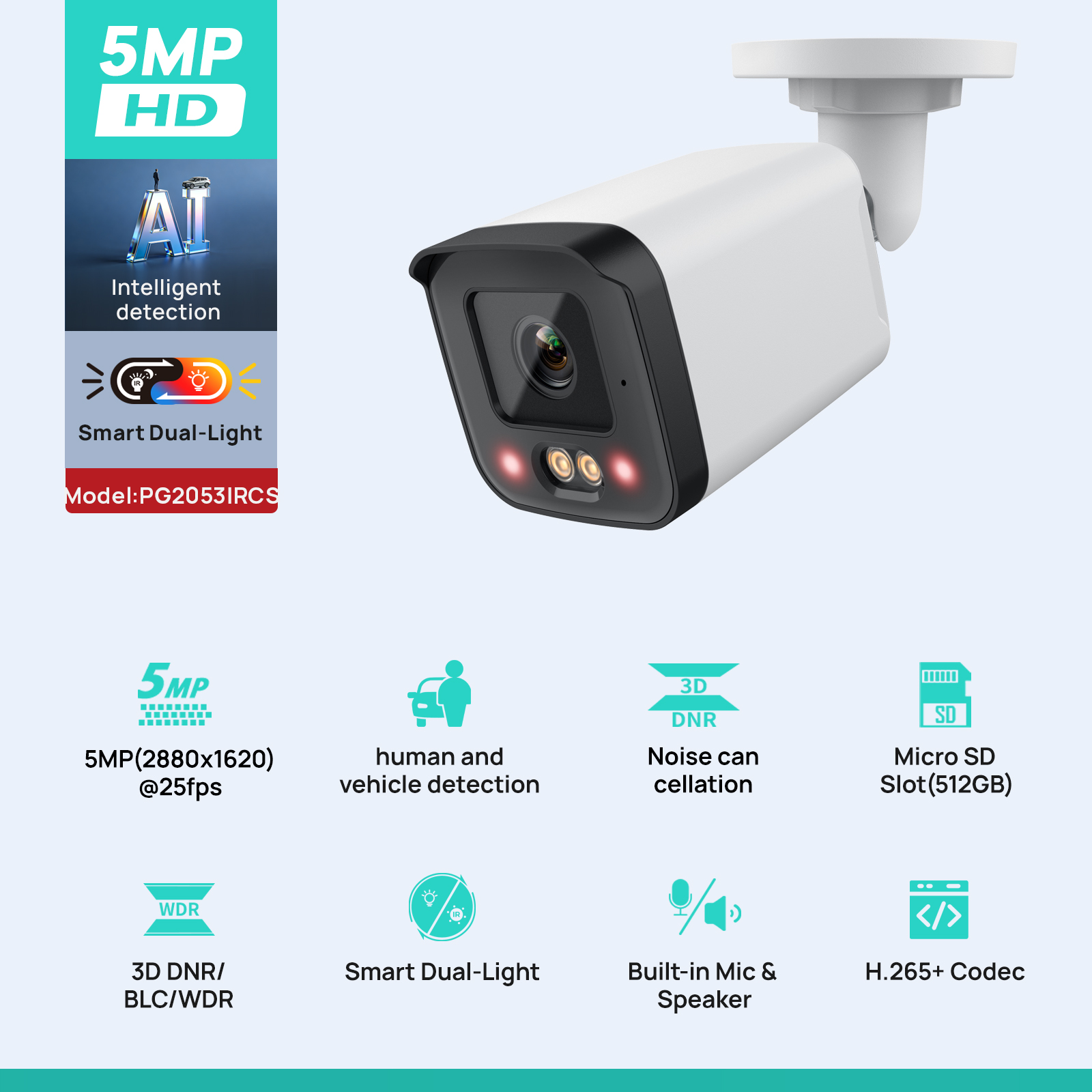 VIKYLIN กล้องรักษาความปลอดภัย  - Outdoor Lighting Mains Powered บทวิจารณ์และราคา