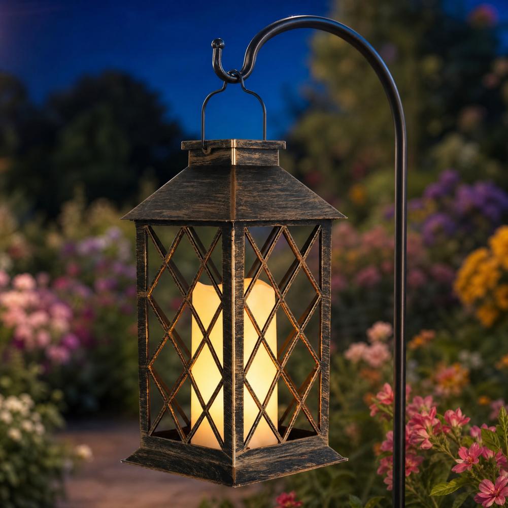โคมไฟพลังงานแสงอาทิตย์แบบย้อนย - Outdoor Lighting Yard บทวิจารณ์และราคา