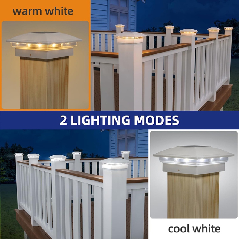 ไฟฝาครอบเสาพลังงานแสงอาทิตย์ 4 - Outdoor Lighting Deck บทวิจารณ์และราคา