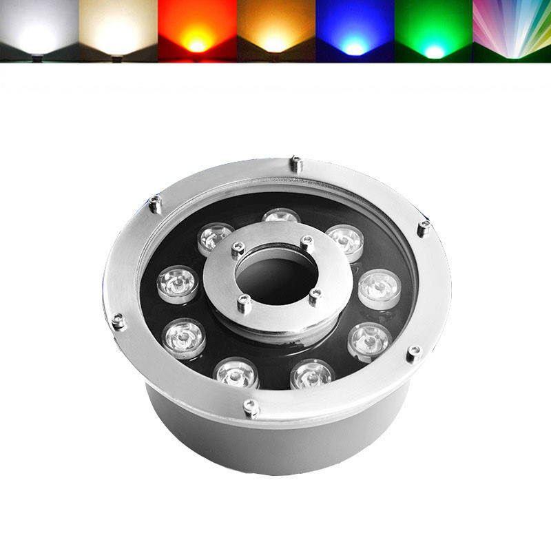 ไฟน้ำพุ LED RGB 12V 24V ไฟใต้น - Outdoor Lighting Around Pool บทวิจารณ์และราคา