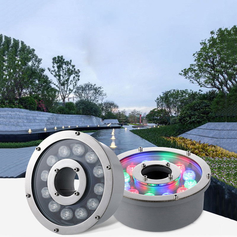 ไฟน้ำพุ LED RGB 12V 24V ไฟใต้น - Outdoor Lighting Around Pool บทวิจารณ์และราคา