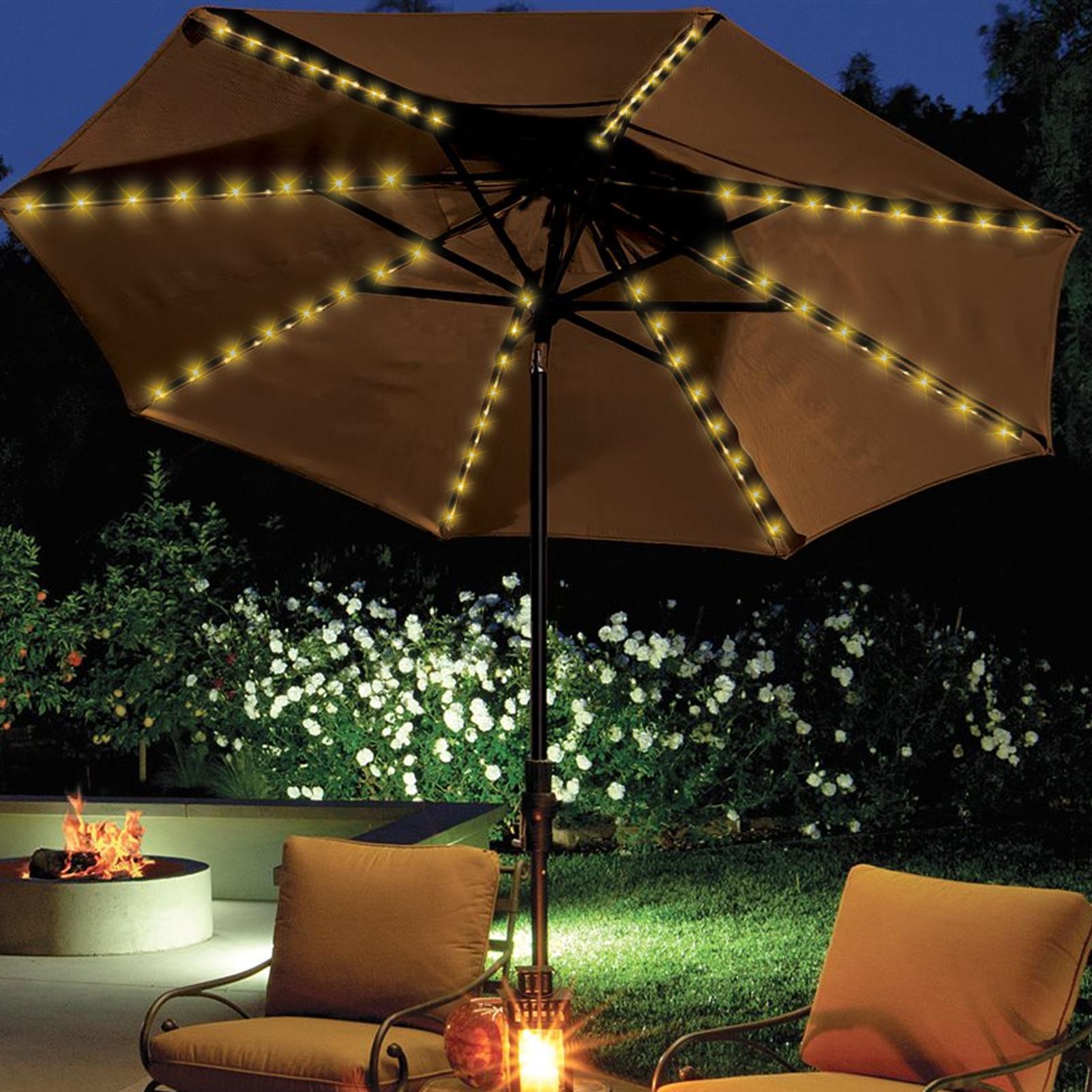 ไฟประดับร่มโซลาร์เซลล์ 104 LED - Outdoor Lighting Under Pergola บทวิจารณ์และราคา