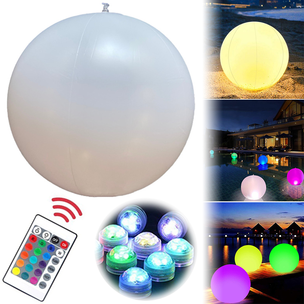 16 สีลอยไฟสระว่ายน้ํา 90 ซม.ขน - Outdoor Lighting Around Pool บทวิจารณ์และราคา