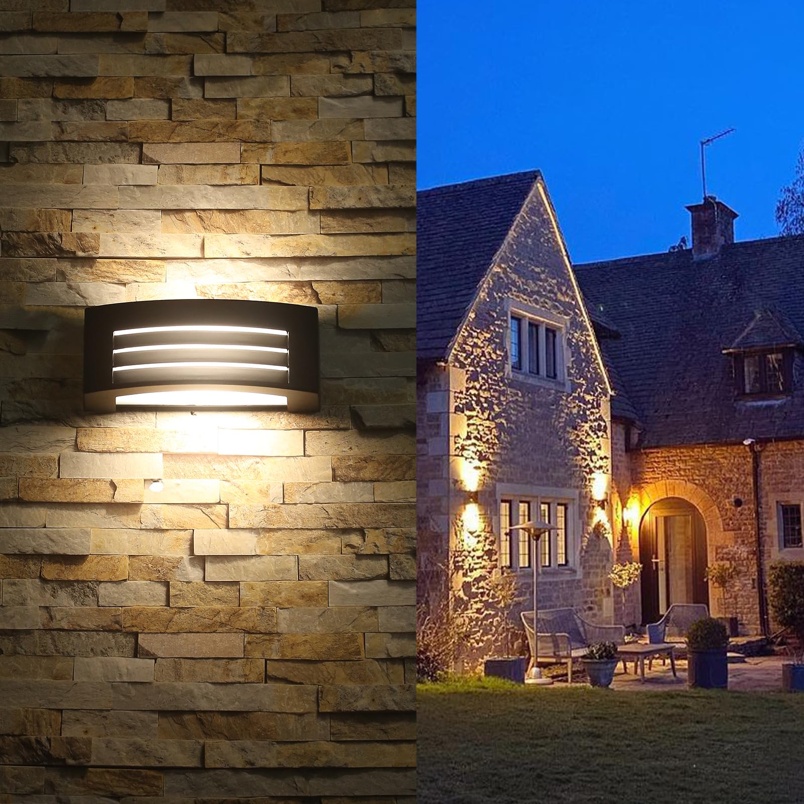 โคมไฟติดผนังกลางแจ้ง, โคมไฟติด - Outdoor Lighting Mains Powered บทวิจารณ์และราคา