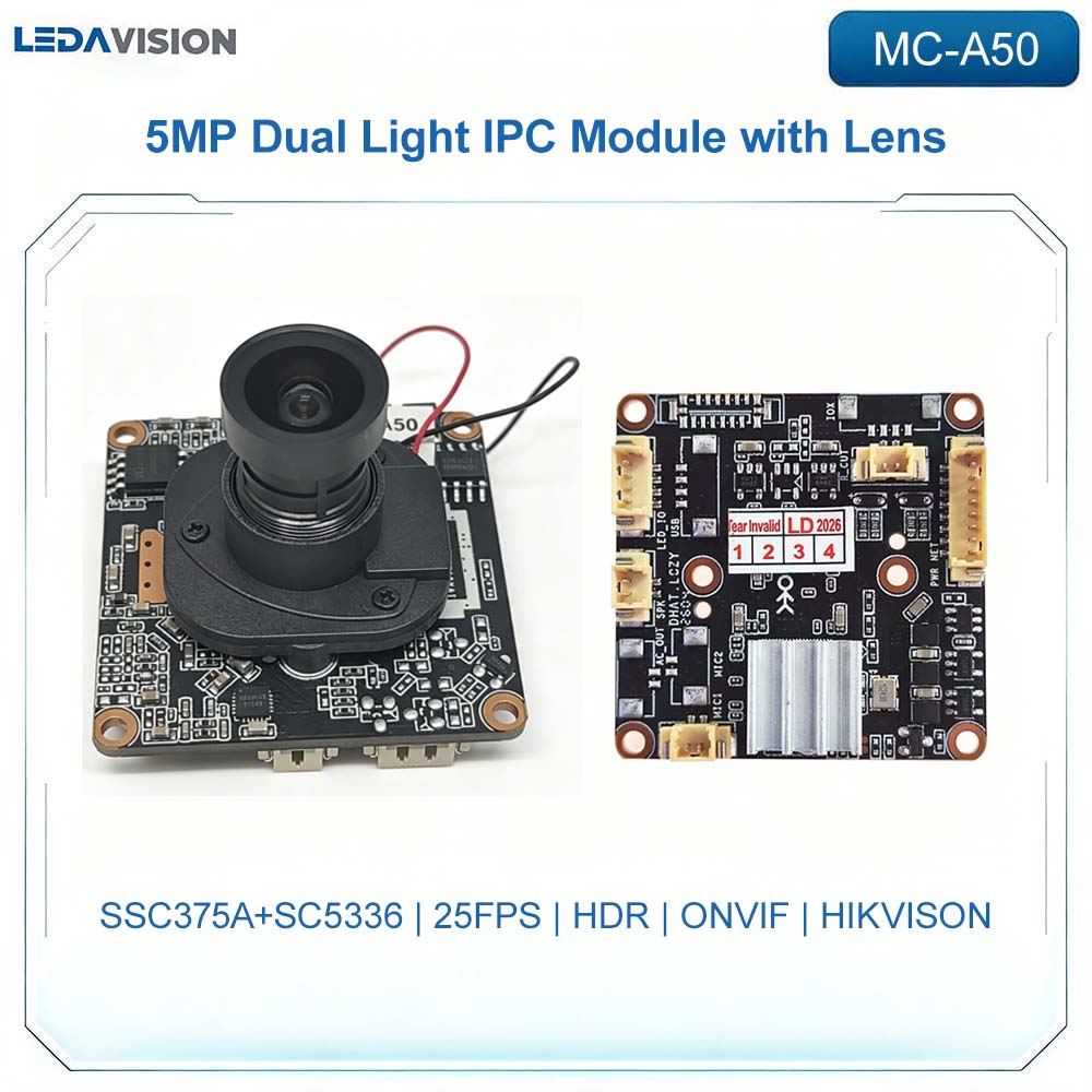 MC-A50 พร้อมเลนส์ 5MP โมดูล IP - Outdoor Lighting No Electricity บทวิจารณ์และราคา
