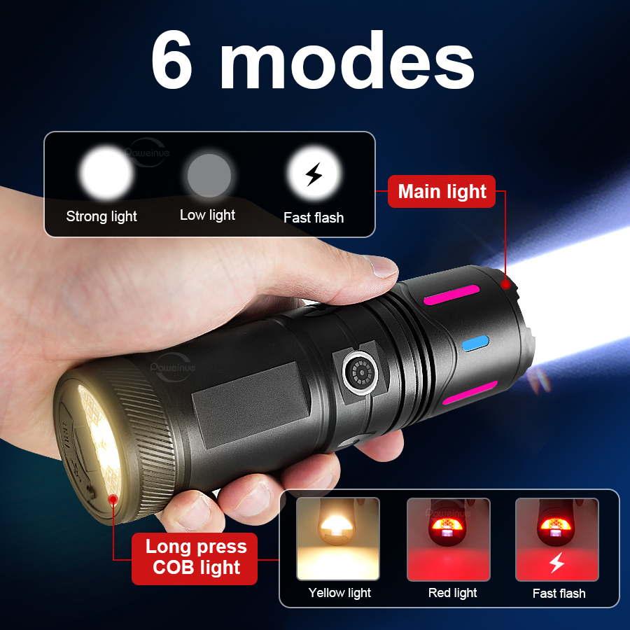 ไฟฉาย LED พลังงานสูง 1800lm อล - Outdoor Lighting Mains Powered บทวิจารณ์และราคา