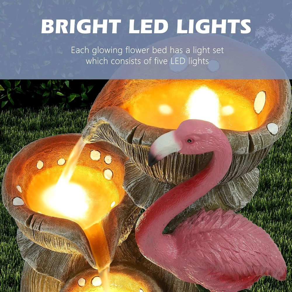 น้ำพุตกแต่ง 5 ชั้น สำหรับใช้ใน - Outdoor Lighting Deck บทวิจารณ์และราคา