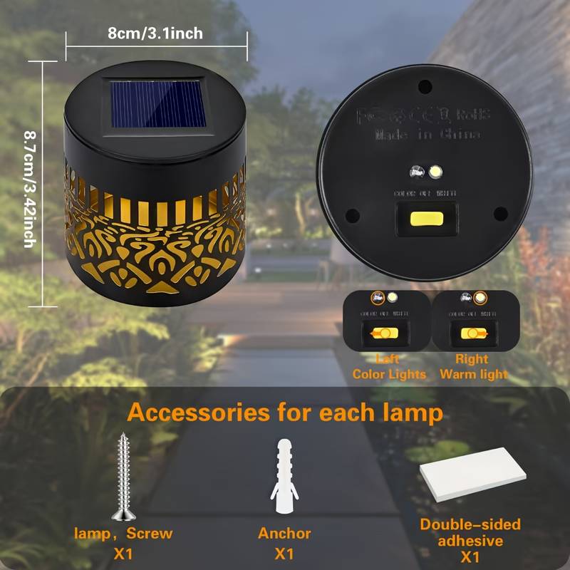 ชุดโคมไฟสวนพลังงานแสงอาทิตย์ 2 - Outdoor Lighting Deck บทวิจารณ์และราคา