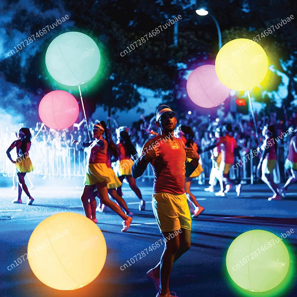 ลูกบอลชายหาดเป่าลม 16 สี LED เ - Outdoor Lighting Around Pool บทวิจารณ์และราคา