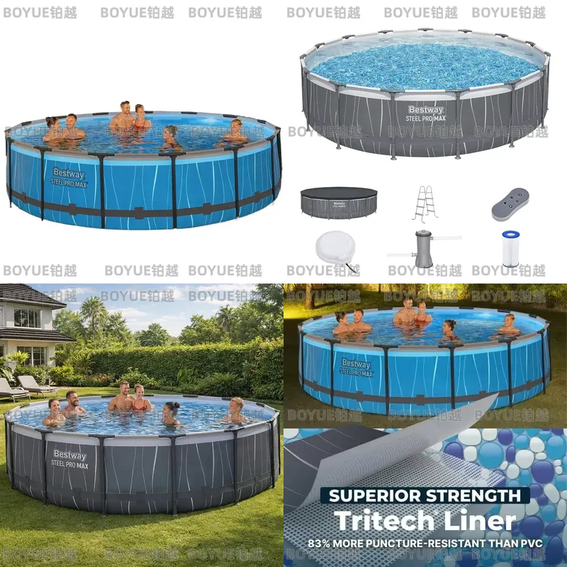 ชุดสระว่ายน้ำทรงกลมโครงเหล็กตั - Outdoor Lighting Around Pool บทวิจารณ์และราคา