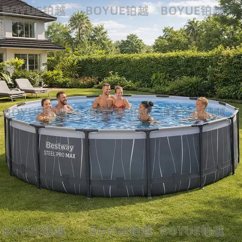 ชุดสระว่ายน้ำทรงกลมโครงเหล็กตั - Outdoor Lighting Around Pool บทวิจารณ์และราคา