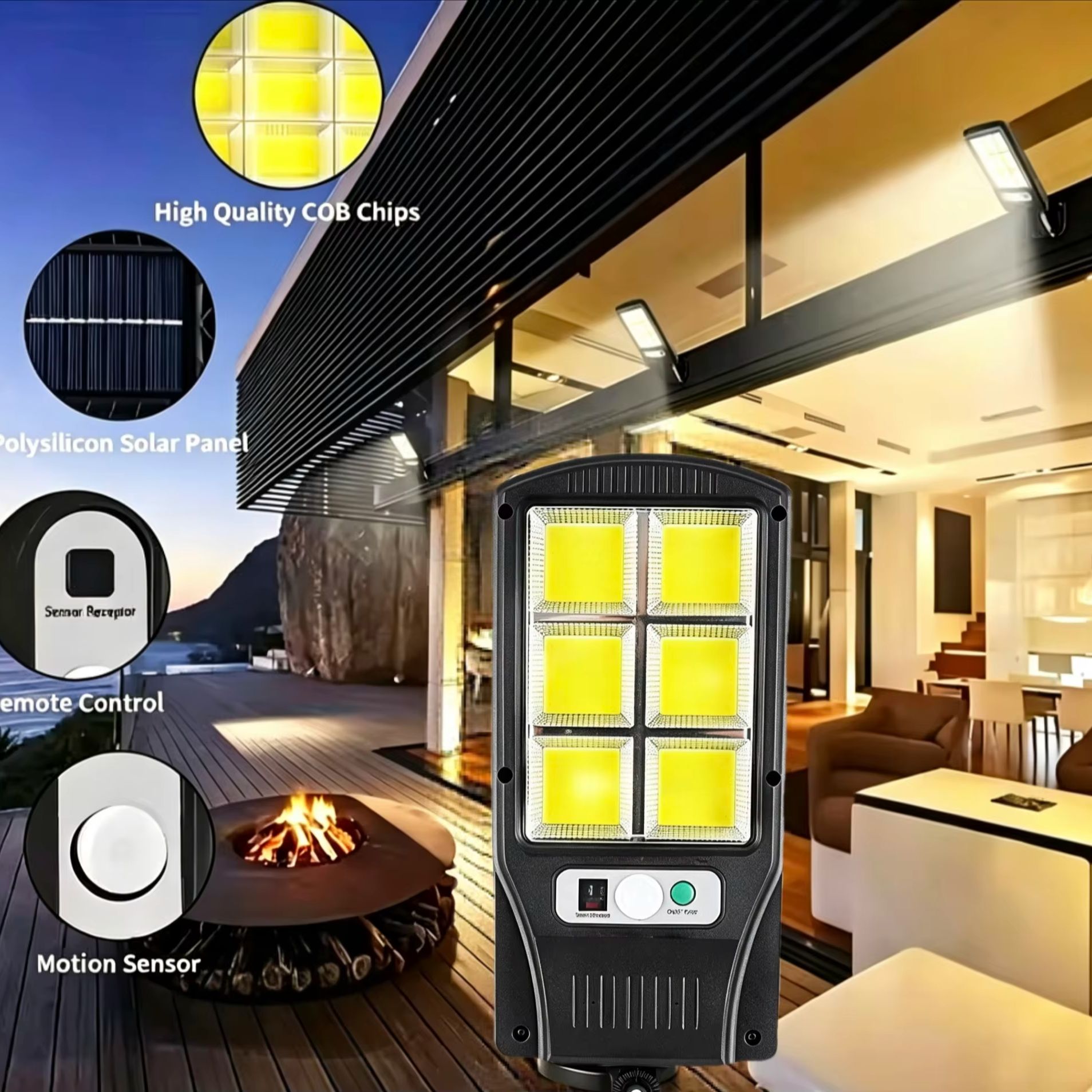 ไฟพลังงานแสงอาทิตย์กลางแจ้งที่ - Outdoor Lighting No Electricity บทวิจารณ์และราคา