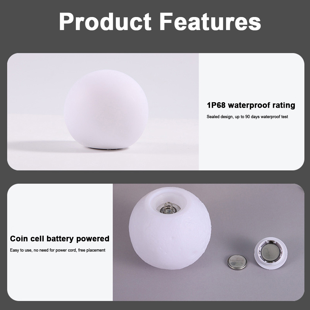ไฟ LED ลูกบอลเรืองแสง ไฟกลางคื - Outdoor Lighting Around Pool บทวิจารณ์และราคา