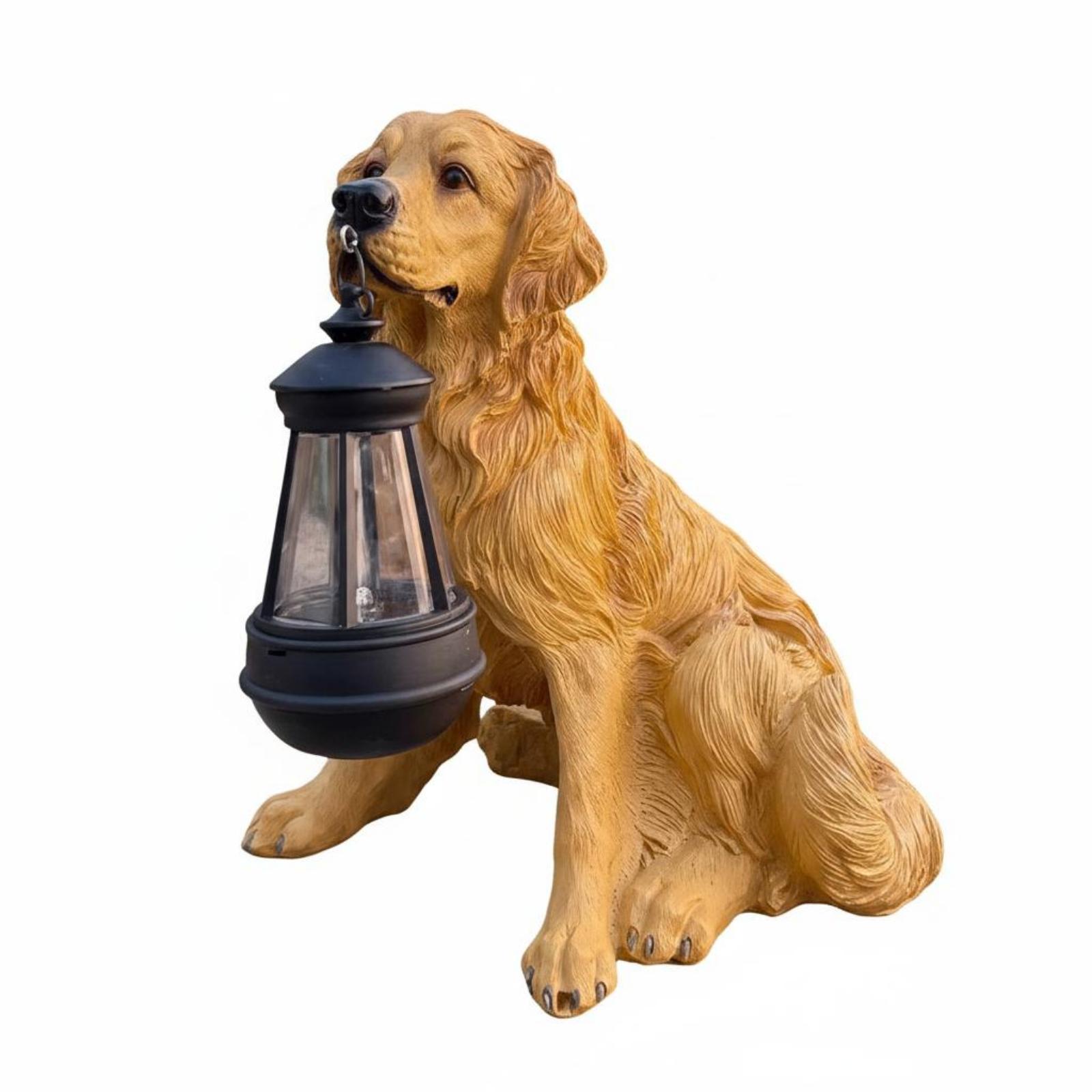 ประติมากรรมสุนัขเรซินตกแต่งสวน - Outdoor Lighting Yard บทวิจารณ์และราคา
