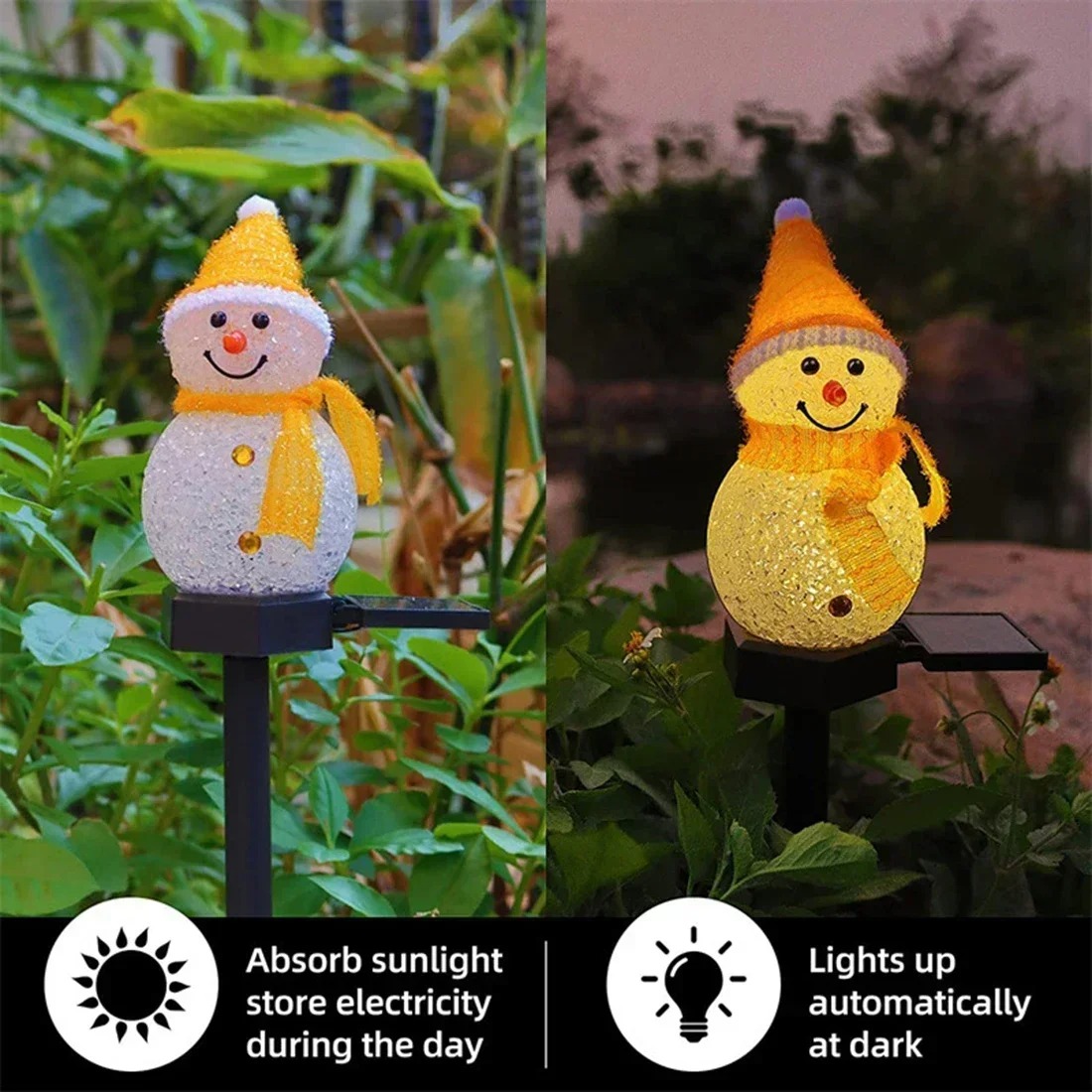 โคมไฟสวนพลังงานแสงอาทิตย์รูปมน - Outdoor Lighting Yard บทวิจารณ์และราคา
